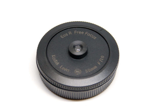 Picture of RF Mount Pancake Lens Free Focus 30mm F10 Street Photography Compatible with RF Mount Cameras(R5 R6 RP )