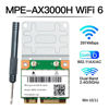 Picture of MPE-AX3000H WiFi 6 Wireless Card Dual Band 802.11ax Half Mini PCI-E WiFi Card PCI Express Network Adapter BT5.2 2.4GHz 574Mbps 5GHz 2.4Gbps(160MHz) for Windows 10/11 64 bit Better 7260HMW WiFi Card