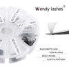 Picture of Volume Lash Extensions 9D Premade Fans Eyelash Extensions 500 PCS 0.07mm Thickness 9-16mm Mixed C/D Curl Short Stem Premade Volume Eyelash Extensions Pointed Base Fans by WENDY LASHES (500PCS-9D-0.07-D,13-20mm Mixed Tray)