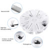 Picture of Volume Lash Extensions 9D Premade Fans Eyelash Extensions 500 PCS 0.07mm 9-16mm Mixed C/D Curl Short Stem Premade Volume Eyelash Extensions Pointed Base Fans (500PCS-9D-0.07-C, 9-16mm Mixed Tray)