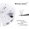 Picture of Volume Lash Extensions 10D Premade Fans Eyelash Extensions 500 PCS 0.07mm Thickness 9-16mm Mixed C/D Curl Short Stem Premade Volume Eyelash Extensions Pointed Base Fans by WENDY LASHES (500PCS-10D-0.07-C, 9-16mm Mixed Tray)