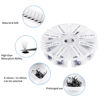 Picture of Volume Lash Extensions 12D Premade Fans Eyelash Extensions 500 PCS 0.07mm Thickness 9-16mm Mixed C/D Curl Short Stem Premade Volume Eyelash Extensions Pointed Base Fans by WENDY LASHES (500PCS-12D-0.07-C, 9-16mm Mixed Tray)