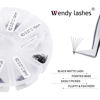 Picture of Premade Fans Short Stem 500 PCS 6D Eyelash Extensions 0.07mm C/D Curl 9-16mm Mixed Length WENDY LASHES Russian Volume Pre-made Lash Extension (500PCS-6D-0.07-D, 9-16mm mixed tray)