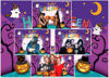 Picture of WOLADA 8x6FT Cartoon Halloween Photo Backdrop Pumpkin Moon Photography Backdrops Halloween Party Banner Trick or Treat Backdrop Halloween Decoration Kids Halloween Party Photography Backdrop 11131