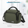 Picture of G-raphy Camera Bag Case DSLR SLR Bag for Canon , Nikon, Sony,Panasonic, Olympus and etc (Army Green)