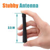 Picture of 146-174 MHz VHF Stubby Antenna HAD9742A Compatible for Motorola CP200D CP200 CP150 CP200XLS CT250 GP320 GP328 GP340 GP380 GP640 HT750 HT1250 HT1550 Two Way Radio (5 Pack)