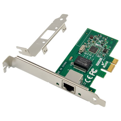 Picture of PCIe Gigabit Network Card 1000M PCI Express Ethernet Adapter with Intel I210AT LAN NIC Card for Support PXE for Windows/Windows Server/Linux(Lightning Protection Design) (ST729)