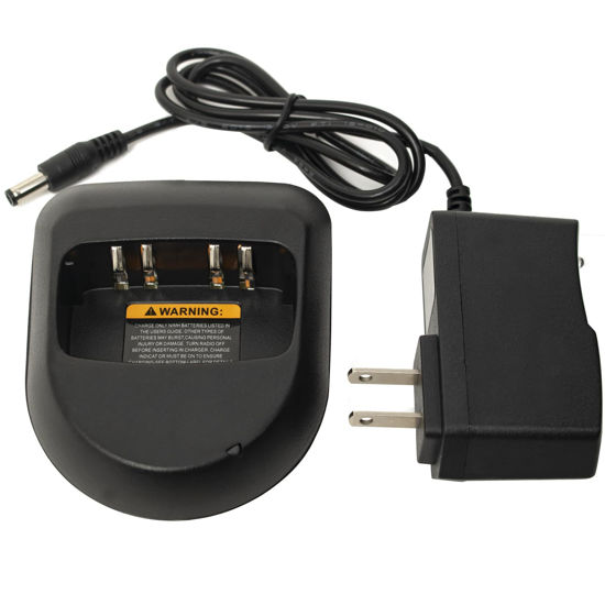 Picture of Teseko PMLN4822AR Charger Compatible for Motorola A6 A8 MagOne BPR40 BC130 Radio PMLN4822AR PMLN4682AR PMLN5041A Battery Charger