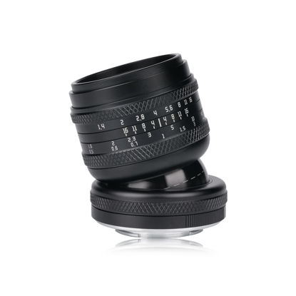Picture of AstrHori 50mm F1.4 Large Aperture Full Frame Manual 2-in-1 Tilt Portrait Lens Compatible with Panasonic LUMIX Olympus Micro 4/3-Mount Mirrorless Camera G1,G2,G3,G5,G6,G9,GH1,GH2,GH3,GH4,GH5,etc