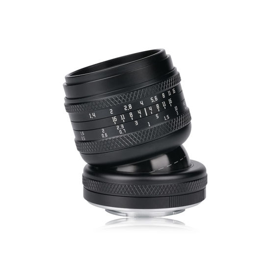 Picture of AstrHori 50mm F1.4 Large Aperture Full Frame Manual 2-in-1 Tilt Lens Miniature Model Effect & Filter Slot Compatible with Canon RF-Mount Mirrorless Camera EOS RP,EOS R5,EOS R6,EOS R3,EOS R