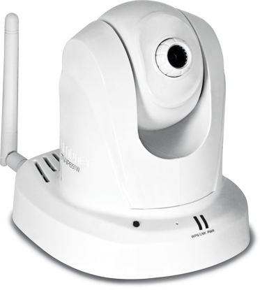 Picture of TRENDnet Wireless N Pan, Tilt, Zoom Network Surveillance Camera with 1-Way Audio, TV-IP651W (White)