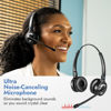 Picture of Leitner LH275 2-in-1 Wireless Office Headset with Mic - Computer and Telephone Headset - Phone Headsets for Office Phones - Dual-Ear