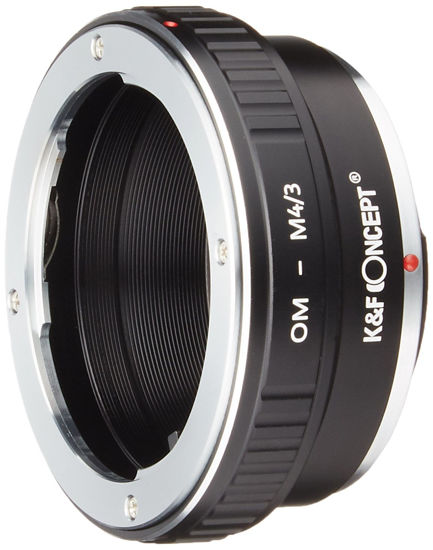 Picture of K&F Concept Lens Mount Adapter Olympus OM to M4/3 Micro Four Thirds M43 System Camera Adapter GF2 GF3 G2 G3 GH2 E-PL3 PM1