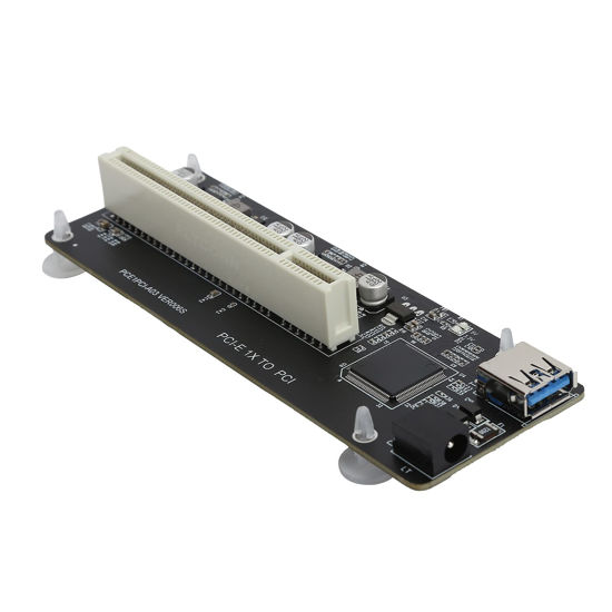 Picture of Dilwe PCIE to 2 Port PCI Expansion Card, PCIE Interface Card, Supports Innovative Sound Card/Capture Card/Monitoring Card/Network Card