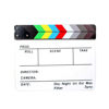 Picture of Andoer Acrylic Clapboard Dry Erase Director Film Movie Clapper Board Slate 9.6 11.7" with Color Sticks