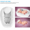 Picture of Oenbopo Newborn Photography Props Bundle, Baby Photography Basket Pictures DIY Baby Photoshoot for Professional Photos Infant Posing Props (White-1)