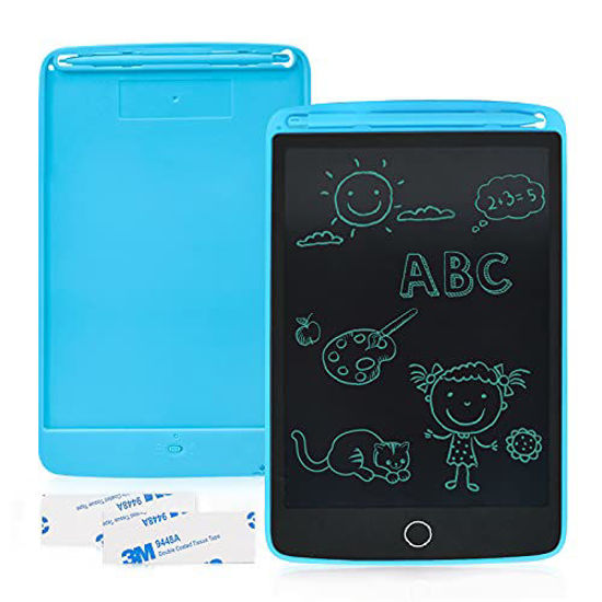 Picture of Enotepad LCD Writing Tablet 1 Pack, 8.5 Inch Drawing Board with 2 Magnets, Erasable Handwriting Pad, Portable LCD Doodle Board, Electronic Children's Tablet Writing Pad Blue for Home School Office