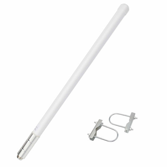 Picture of UHF Fiberglass Mobile Radio Antenna,70CM 400-470mhz GMRS Base Antenna 17inch So239 Connector for Ham Radio Device Repeater Mobile Transceiver with Antenna Mount Bracket