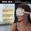 Picture of ZIMASILK 100% 19Momme Mulberry Silk Sleep Mask for Sleeping, Filled with Pure Mulberry Silk, Soft & Breathable Silk Eye Sleeping Mask with Floral Print (Pattern5)