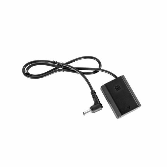 Picture of SmallRig DC5521 to NP-FZ100 Dummy Battery Charging Cable, Cable for Sony Alpha A9 II/A9/A7R IV/A7R III/A7 III/A6600 Cameras, for SmallRig 3168-2922