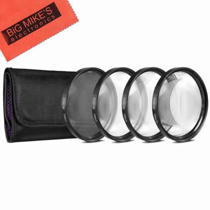 Picture of 82mm Close-Up Filter Set (+1, 2, 4 and +10 Diopters) Magnification Kit for Canon EF 16-35mm f/2.8L, EF 24-70mm f/2.8L Lenses