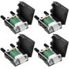 Picture of DaFuRui（4Pcs-Female） DB9 Female Connector，DB9 Breakout Connector Solderless RS232 D-SUB DB9 Female Terminal Block with Case Long Bolts Tail Pipe