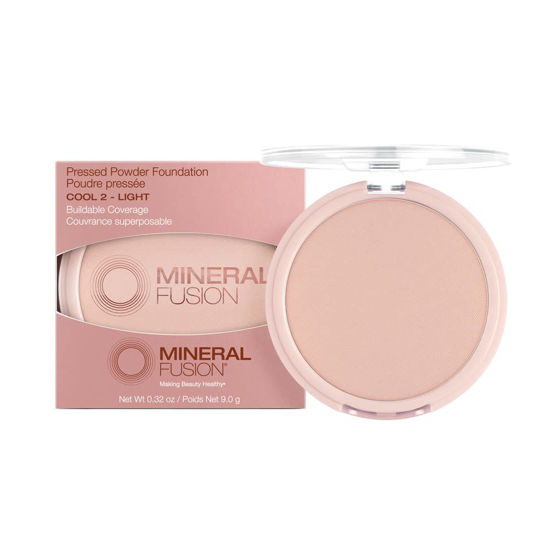 Picture of Mineral Fusion Pressed Powder Foundation, Cool 2, 0.32 Ounce (Pack of 1) Packaging May Vary