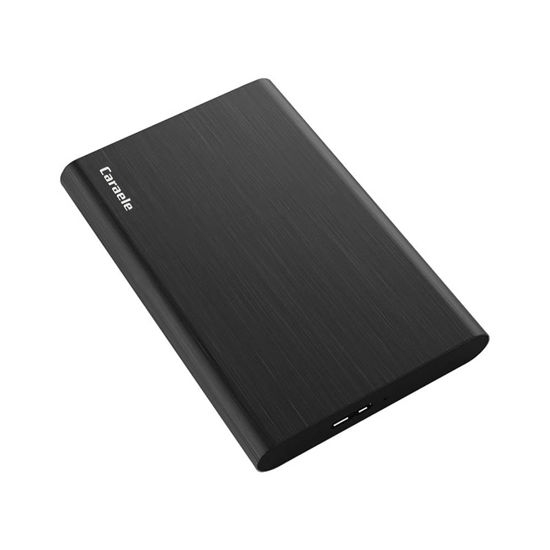 Picture of Caraele 500GB Ultra Slim Portable External Hard Drive USB3.0 HDD Storage Compatible for PC, Desktop, Laptop, MacBook, Chromebook, Xbox One, Xbox 360, PS4 (Black)