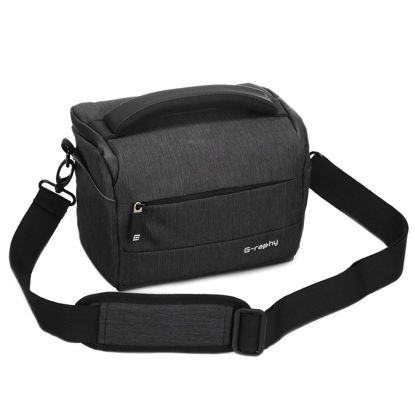 Picture of G-raphy Camera Case Bag Waterproof DSLR SLR Mirrorless Bag for Nikon, Canon,Sony,Olympus,Pentax and etc(Black)