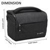 Picture of G-raphy Camera Case Bag Waterproof DSLR SLR Mirrorless Bag for Nikon, Canon,Sony,Olympus,Pentax and etc(Black)