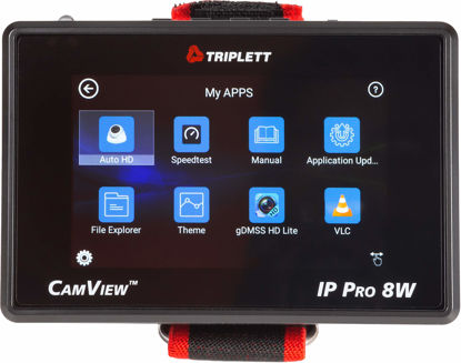 Picture of Triplett CamView IP Pro-8W 4-inch IPS Touchscreen NTSC/PAL/HD-CVI 3.0/AHD 3.0/HD-TVI 3.0 Camera Tester with PoE and Network Test (8066)