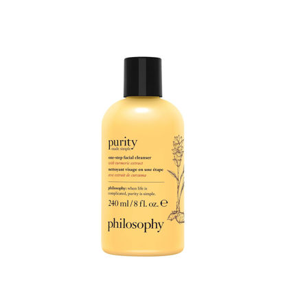 Picture of philosophy purity made simple one-step facial cleanser with turmeric extract, 8 Oz