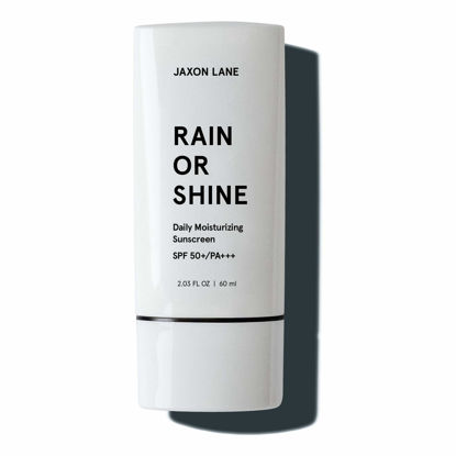 Picture of RAIN OR SHINE Anti Aging Face Sunscreen SPF 50 for Clear Skin w/Green Tea, Hyaluronic Acid, Vitamin C, Vitamin E Oil, Ginseng Extract, Licorice Root - SPF Moisturizer for Face w/Fragrance 2.03 Oz