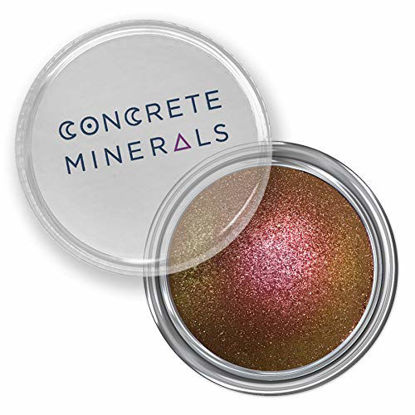 Picture of Concrete Minerals MultiChrome Eyeshadow, Intense Color Shifting, Longer-Lasting With No Creasing, 100% Vegan and Cruelty Free, Handmade in USA, 1.5 Grams Loose Mineral Powder (Cosmic)