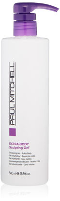 Picture of Paul Mitchell Extra-Body Sculpting Gel, Thickens + Builds Body, For Fine Hair, 16.9 Fl Oz