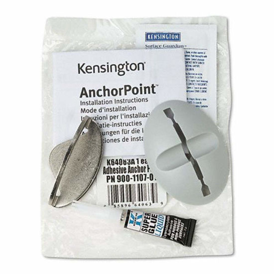 Picture of Kensington 64063 Anchor Point Adhesive Glue-on Security Kit (PC)