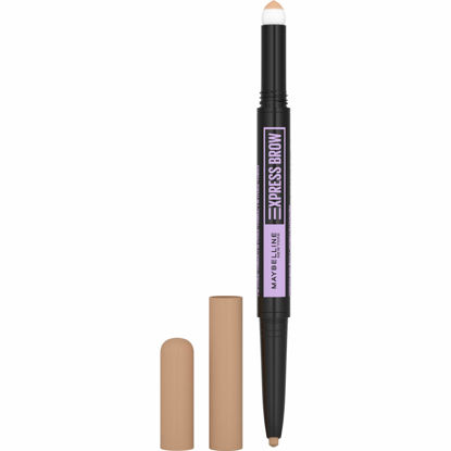 Picture of Maybelline New York Maybelline Express Brow 2-in-1 Pencil and Powder, Light Blonde, 0.02 Fl. Ounce, 248 Light Blonde, 0.02 fluid_ounces (Pack of 2)