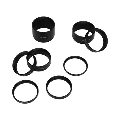 Picture of N Tubes,M48 Extension Tubes8 Pcs M48X0.75 Focal Length Extension Tube Kit 3 5 7 10 12 15 20 30Mm Extending Ring for Astronomical Telescope Photography