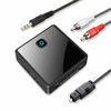 Picture of Isobel Bluetooth 5.0 Transmitter Receiver (Optical, 3.5mm AUX, RCA), Low Latency Wireless Audio Adapter Rechargeable Bluetooth AUX Adapter for TV PC Car/Home Stereo System Speakers, Dual Link