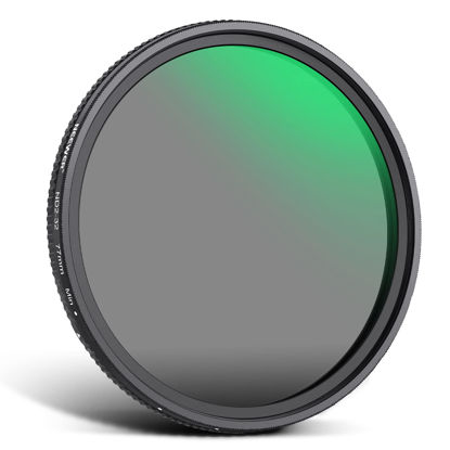 Picture of NEEWER 77mm Variable ND Filter ND2-ND32(1-5 Stops) Adjustable Neutral Density Filter/No X Cross/Ultra Slim Aluminum Alloy Frame/Optical Glass/Multi Layer Nano Coated/Water Repellent/Scratch Resistant