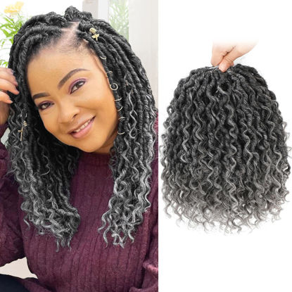Goddess Locs Crochet Synthetic Hair 14-24 Inch 1 Pack Faux Locs Crochet  Hair for Women Pre Looped River Locs Crochet Hair with Curly Ends (1 pack,  T1B-30-27)