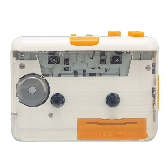 Picture of Cassette Player, Portable USB Cassette Converter MP3 Music Tape Player Plug and Play with Earphone for iPod PC Laptops Computers