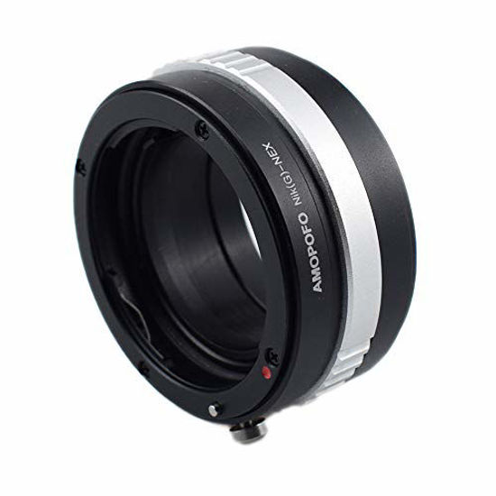 Picture of Nikon G to NEX Lens Adapter, Compatible with Nikon F Mount Nikkor G-Type D/SLR Lens to Sony E Camera A6300,A7,A7R,A7II,A7S, A7M2,NEX-7,NEX-6,NEX-5 VG900E EA50 A6000 VG900