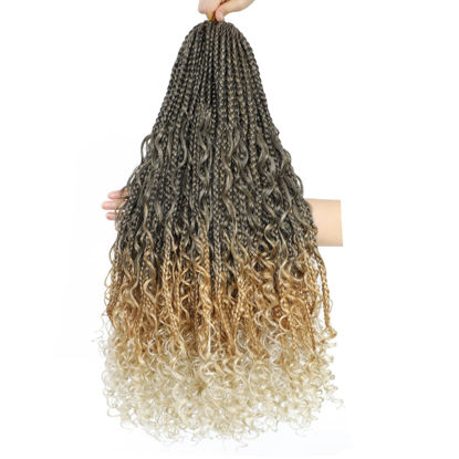Goddess Box Braids Crochet Hair 24 Inch