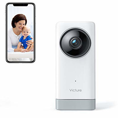 Picture of Baby Monitor, Victure 1080P HD Pan/Tilt Camera, Motion Tracking & Sound Detection, 2.4G WiFi Home Security Camera Indoor IP Surveillance Pet Camera with Night Vision, 2-Way Audio