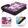 Picture of DRZERUI 300 Pockets Holder Binder Compatible with Animal Crossing Mini Amiibo Cards, Holds 300 ACNH NFC Tag Game Mini Cards (Purple)