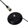 Picture of UAYESOK SO239 Magnetic Antenna Mount Base 6.1inch 20KG Suction W/5M RG58 Coaxial Cable for Ham Radio Car Vehicel Truck Mobile Transceiver