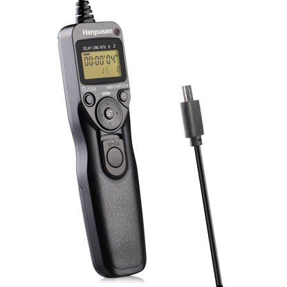 Picture of Camera Remote Control with Intervalometer,S8 Timer Shutter Release for Sony a1 a9 a9m2 a7 a7M2 a7M3 7RM2 a7RM4 a7S a7SM3 a7SM2 a3500 a6600 a6500 a6100 RX100M5 RX100M6 RX100M7 HX99 HX90 HX350 HX400