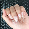 Picture of ALLKEM 360 Pcs Soft Gel Clear Extra Long XXL Stiletto False Press on Nails full cover Set