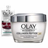 Picture of Olay Regenerist Collagen Peptide 24 Face Moisturizer Cream with Niacinamide for Firmer Skin, Anti-Wrinkle Fragrance-Free 1.7 oz, Includes Olay Whip Travel Size for Dry Skin